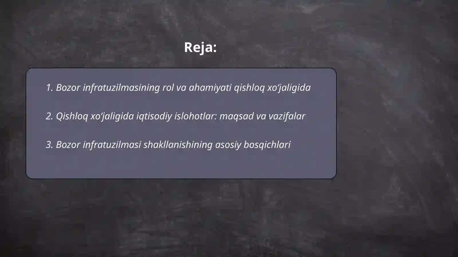 Bozor infra tuzilmasi 2