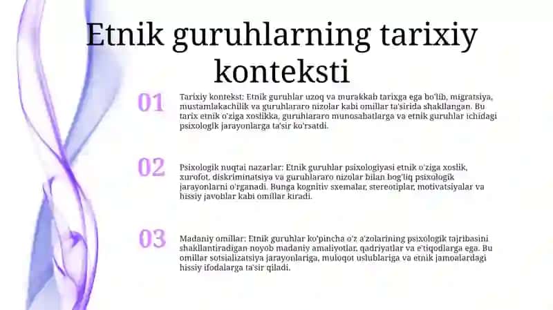 Etnik Guruhlar Psihologiyasi 2