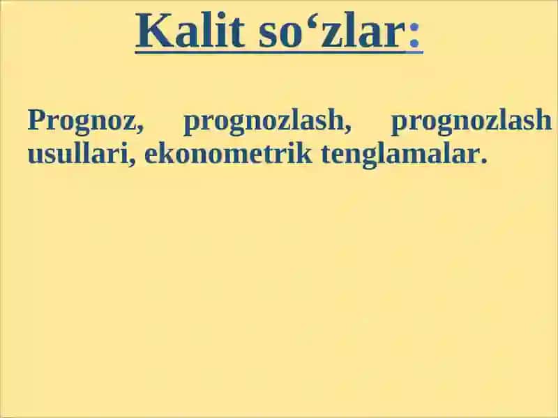 DINAMIK EKONOMETRIK MODELLAR 2