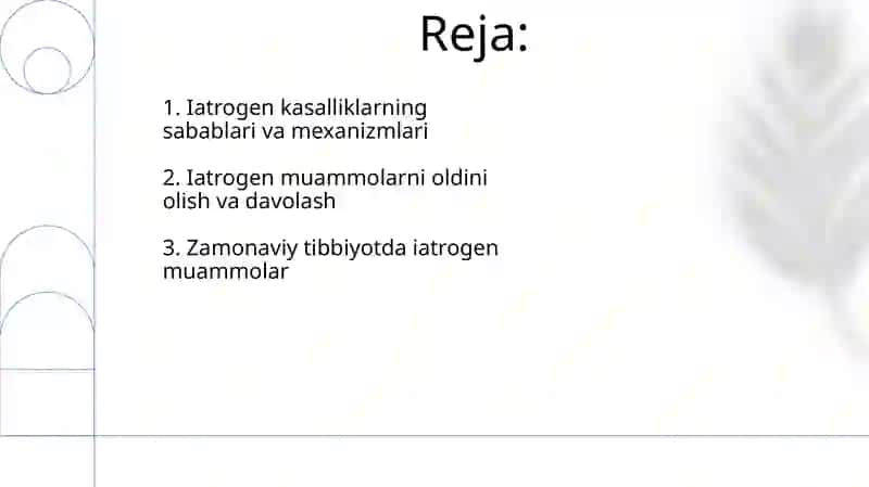 Xozirgi zamon tibbiyotida yatrogeniya muammolari 2