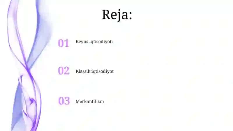 Iqtisodiy ta'limotlar tarixi 2