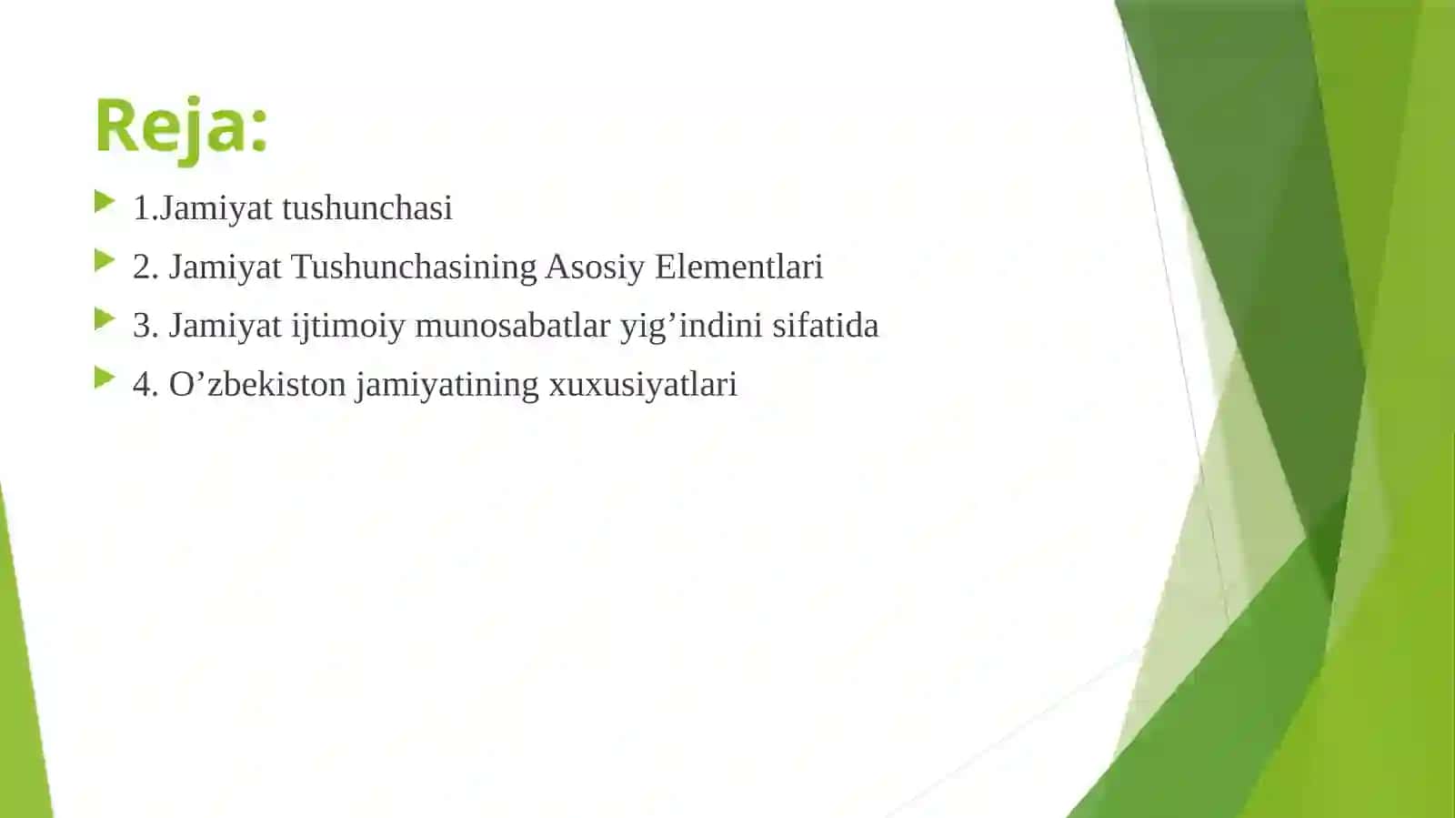 Jamiyat tushunchasi 2