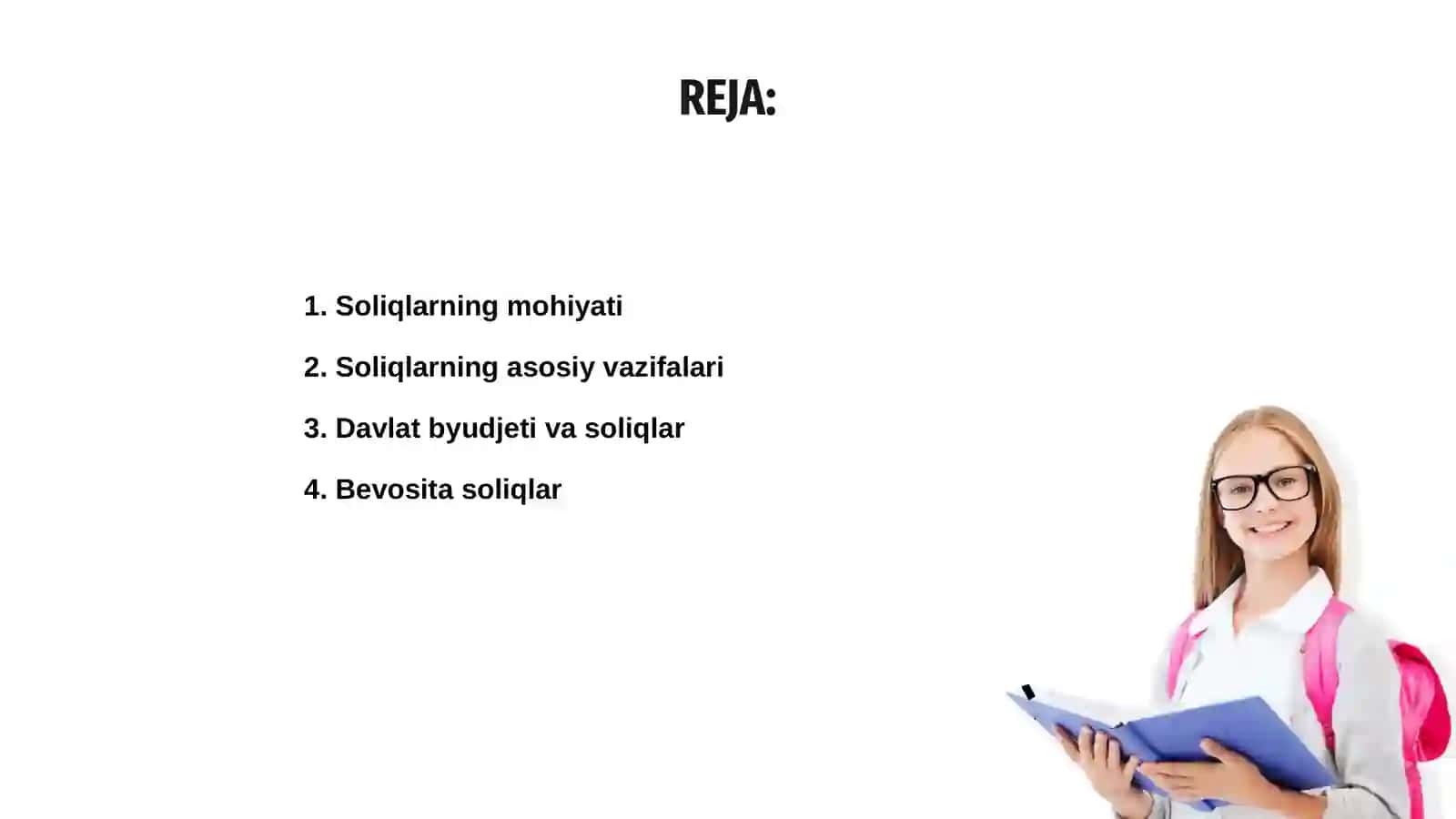 Soliqlar ularning vazifalari va turlari 2