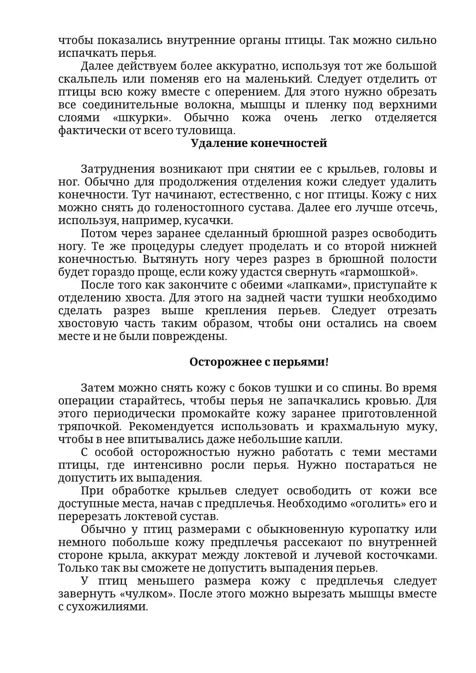 Изготовление чучела 2