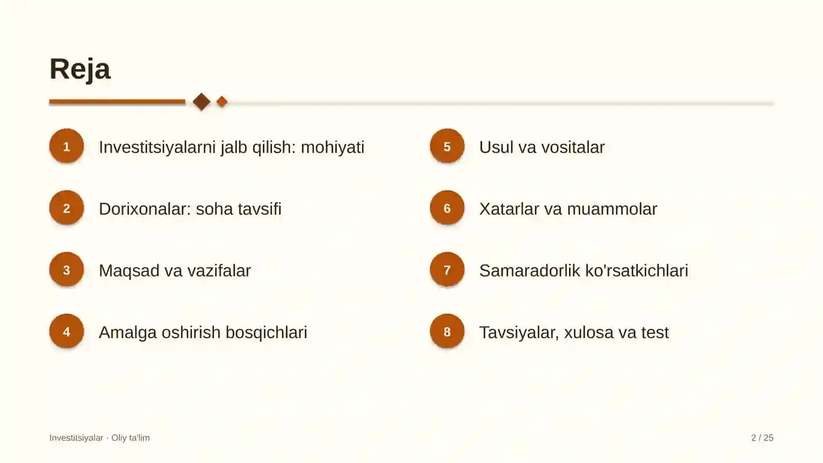 Dorixonalarda investitsiyalarni jalb qilish 2