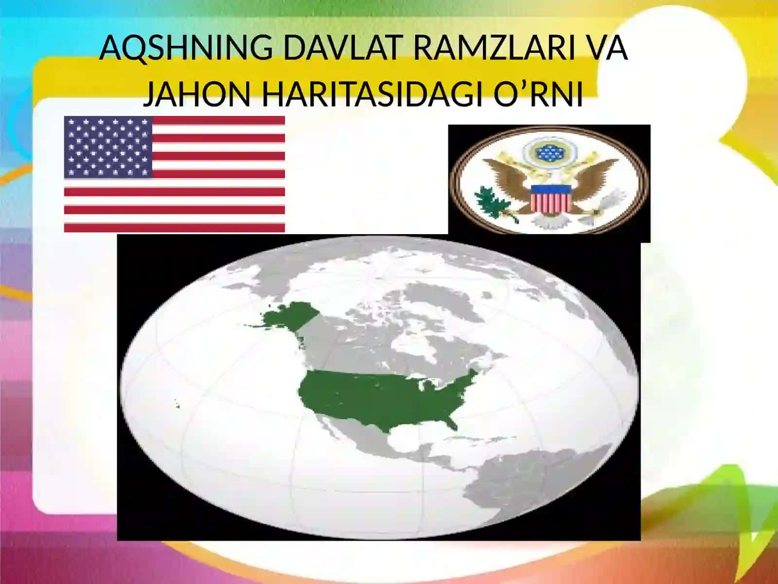 AMERIKA QO’SHMA SHTATLARI (AQSH) 2