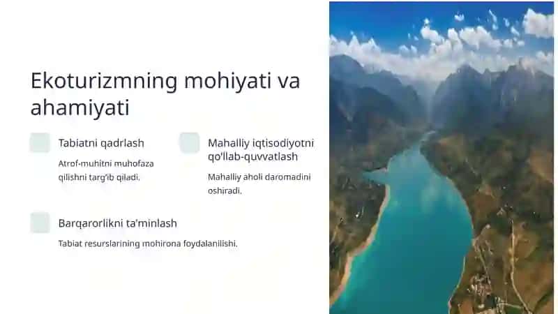 O'zbekistonda ekoturizm resurslari 2