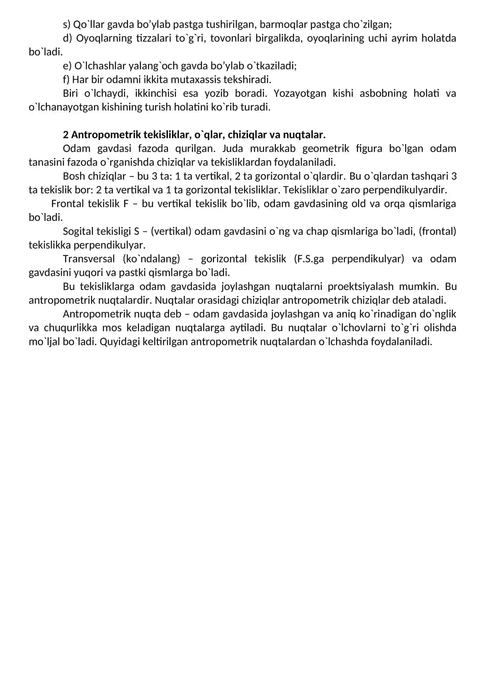 Antropometrik texnika va metodiya 2