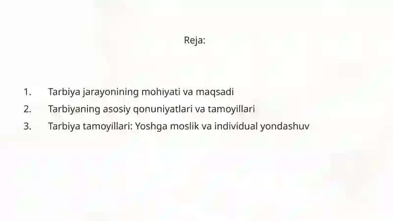 Tarbiyaning nazariyasoslari 2
