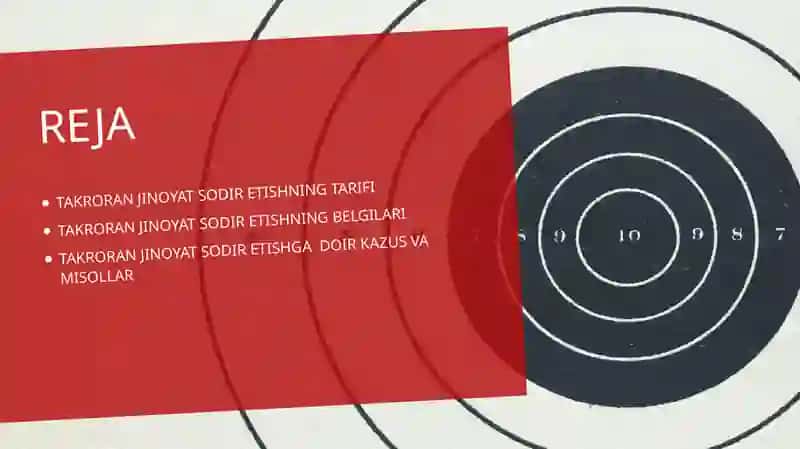 takroran jinoyat sodir etish 2