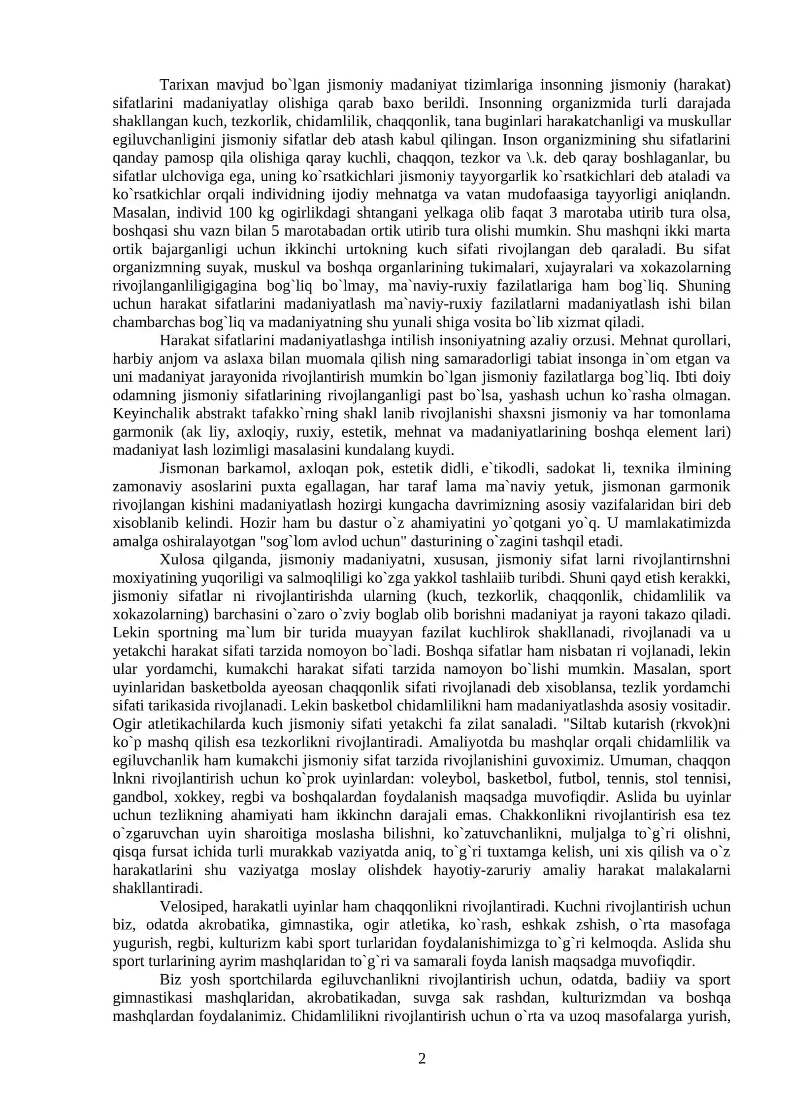 CHIDAMLILIK SIFATINI RIVOJLANTIRISH 2