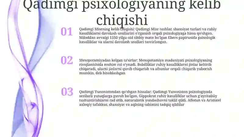 Antik Davr Psixalogiyasi 2