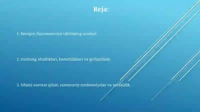 Rentgen-fluoressensiya tahlili 2