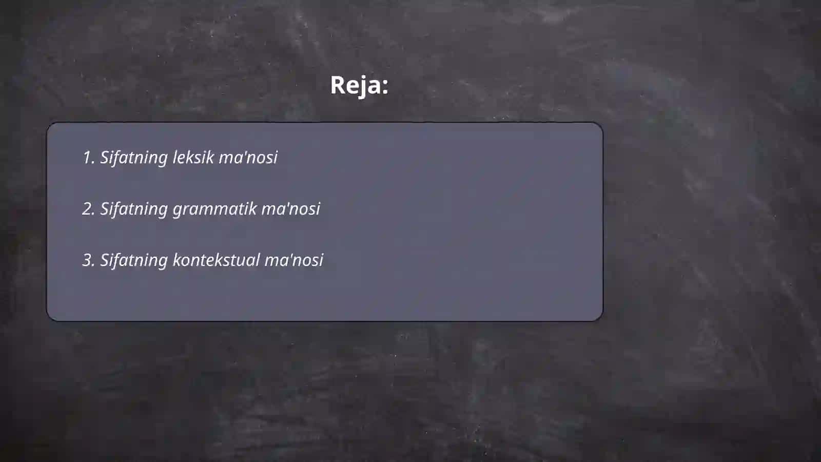 Sifatning ma'no turlari 2