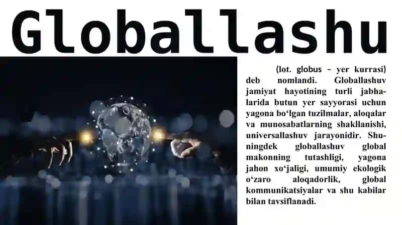 Globallashuv va barqaror ta'qqiyot falsafasi 2