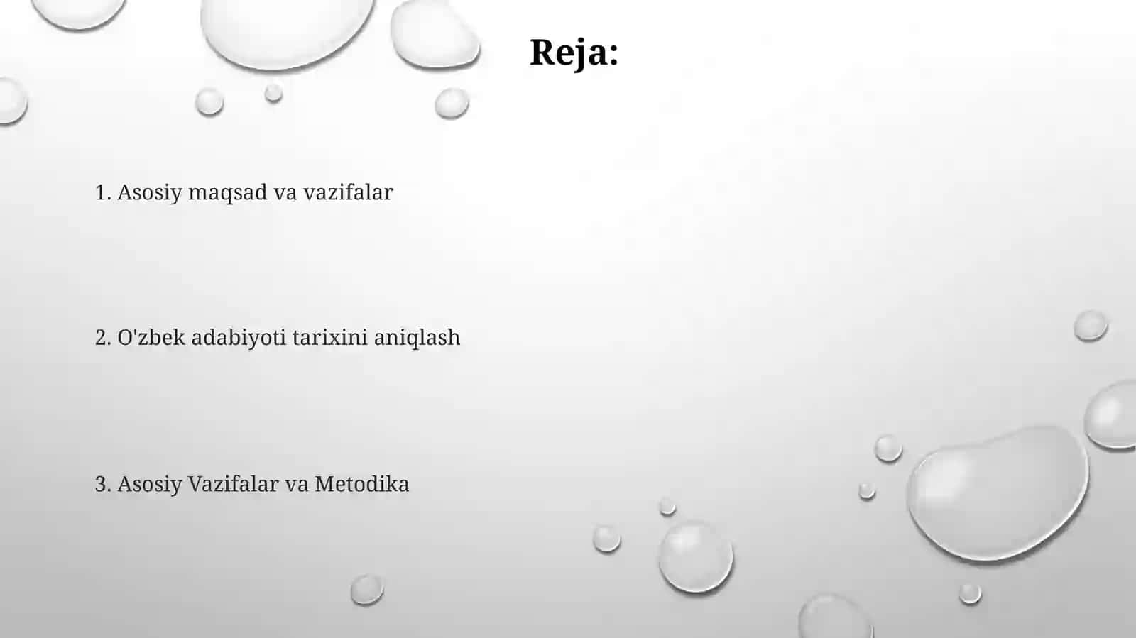 O'zbek adabiyoti tarixi fanining maqsadlari va vazifalari 2