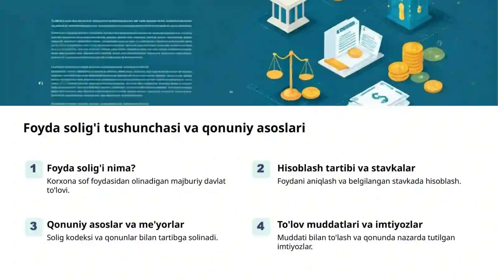 Yuridik shaxslardan foyda solig'i 2