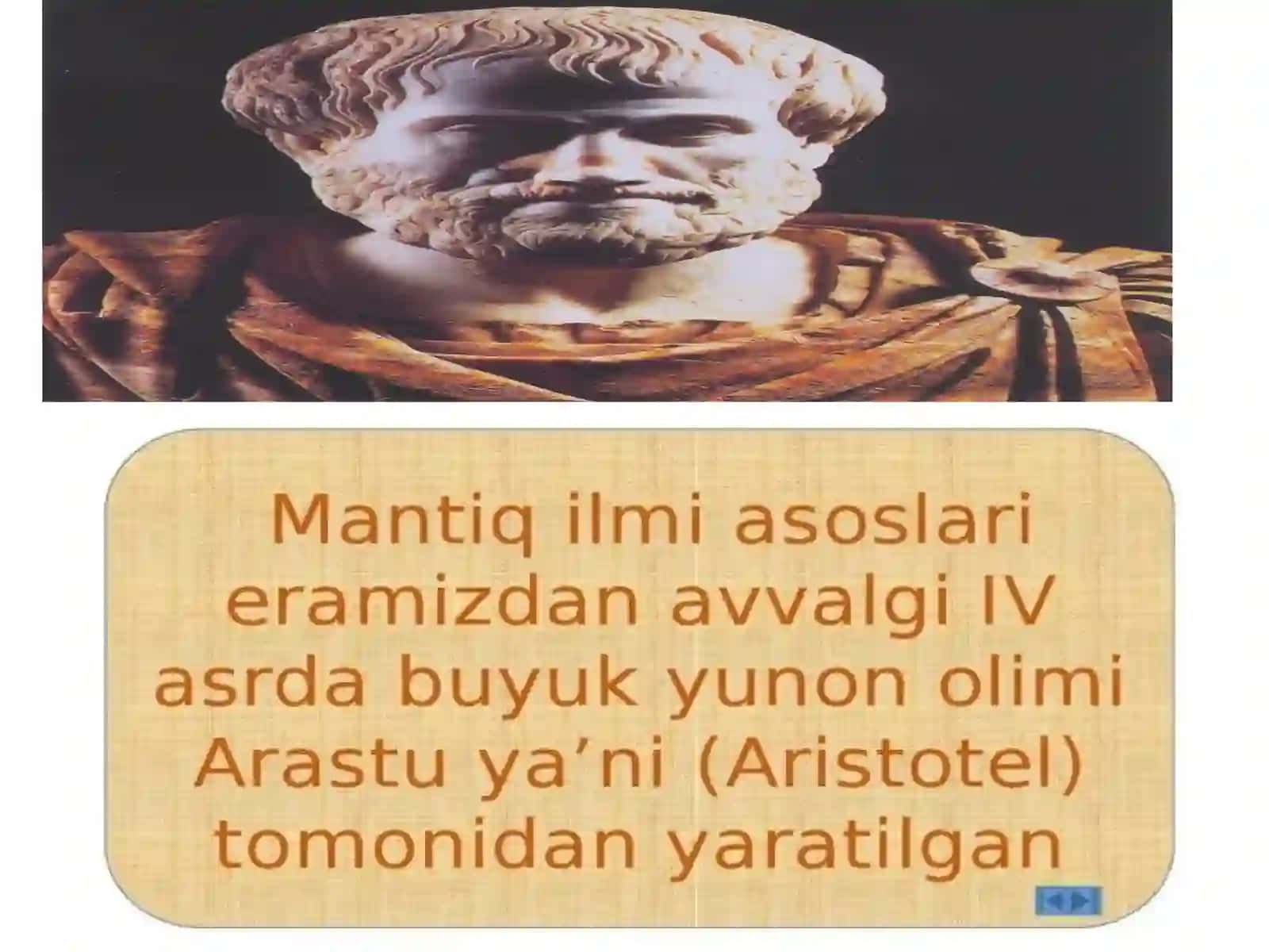 Bilish falsafasi( Mantiq) 2