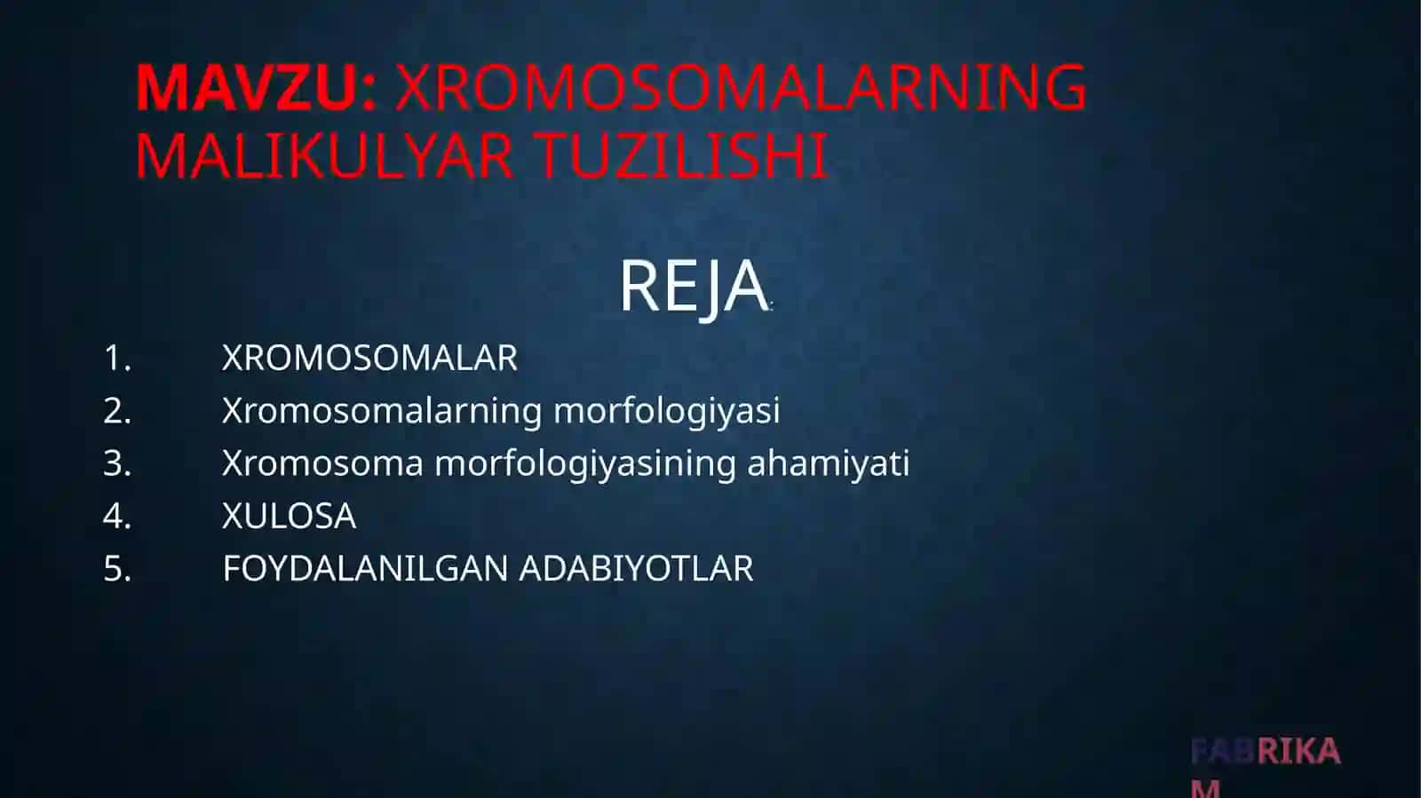 XROMOSOMALAR 2