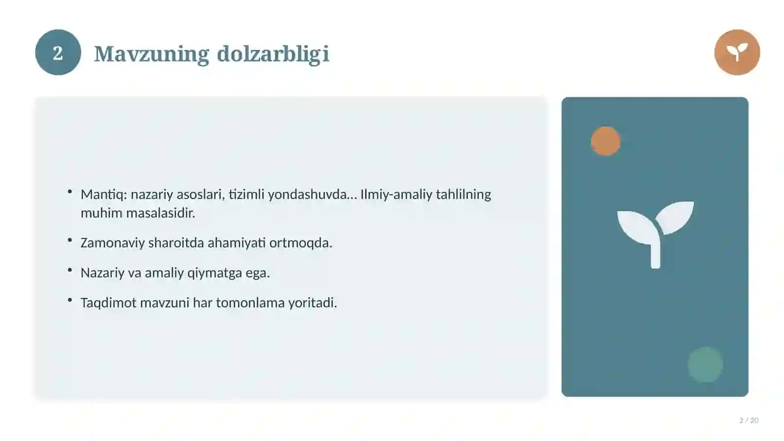 Mantiq: nazariy asoslari, tizimli yondashuvda 2