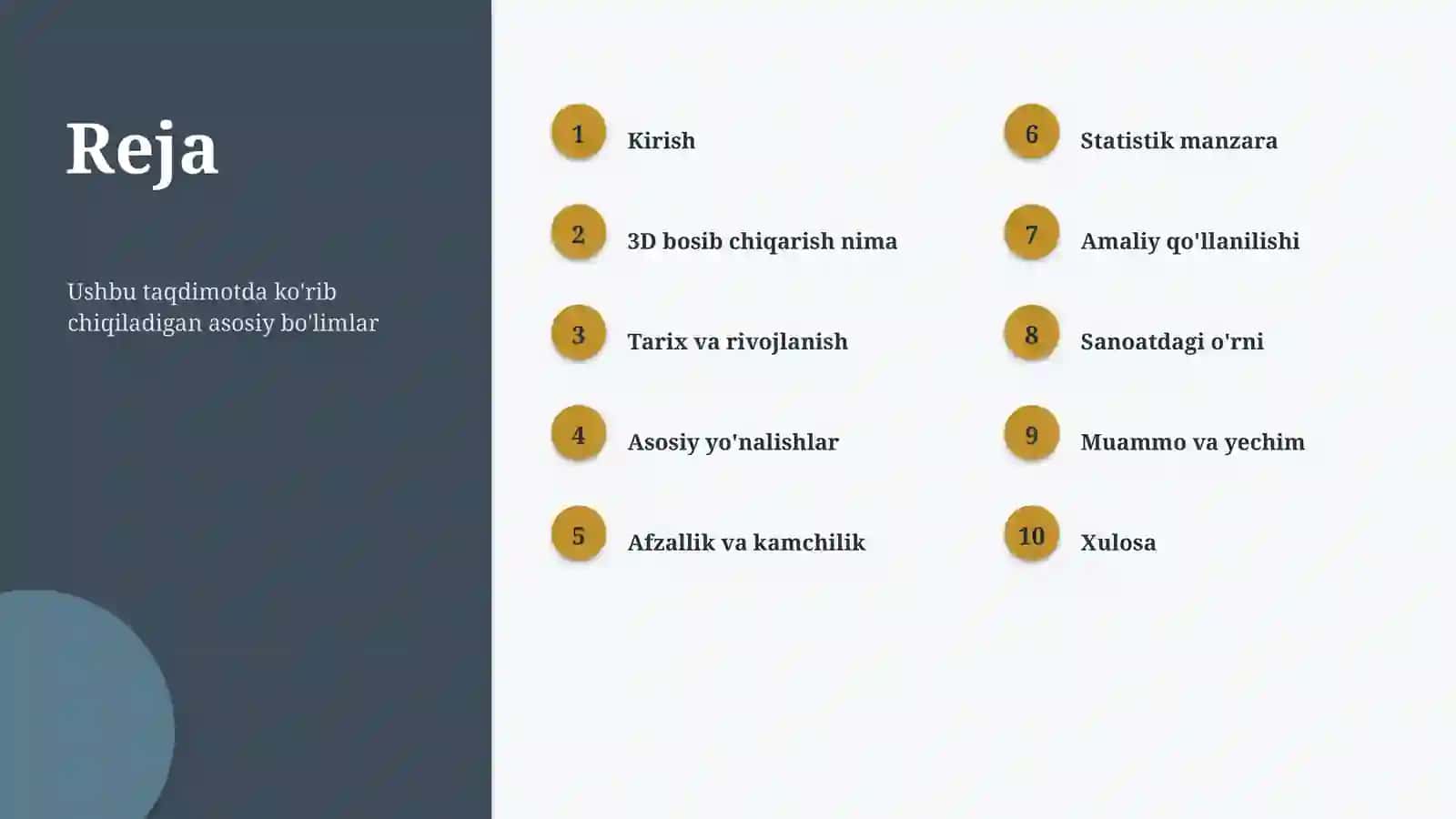 3D bosib chiqarish Metodlari va usullari 2
