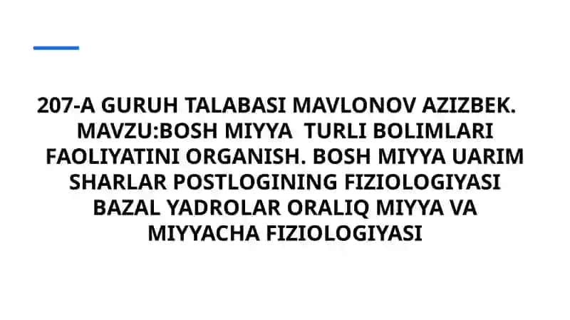 BOSH MIYYA TURLI BOLIMLARI FAOLIYATINI ORGANISH 2