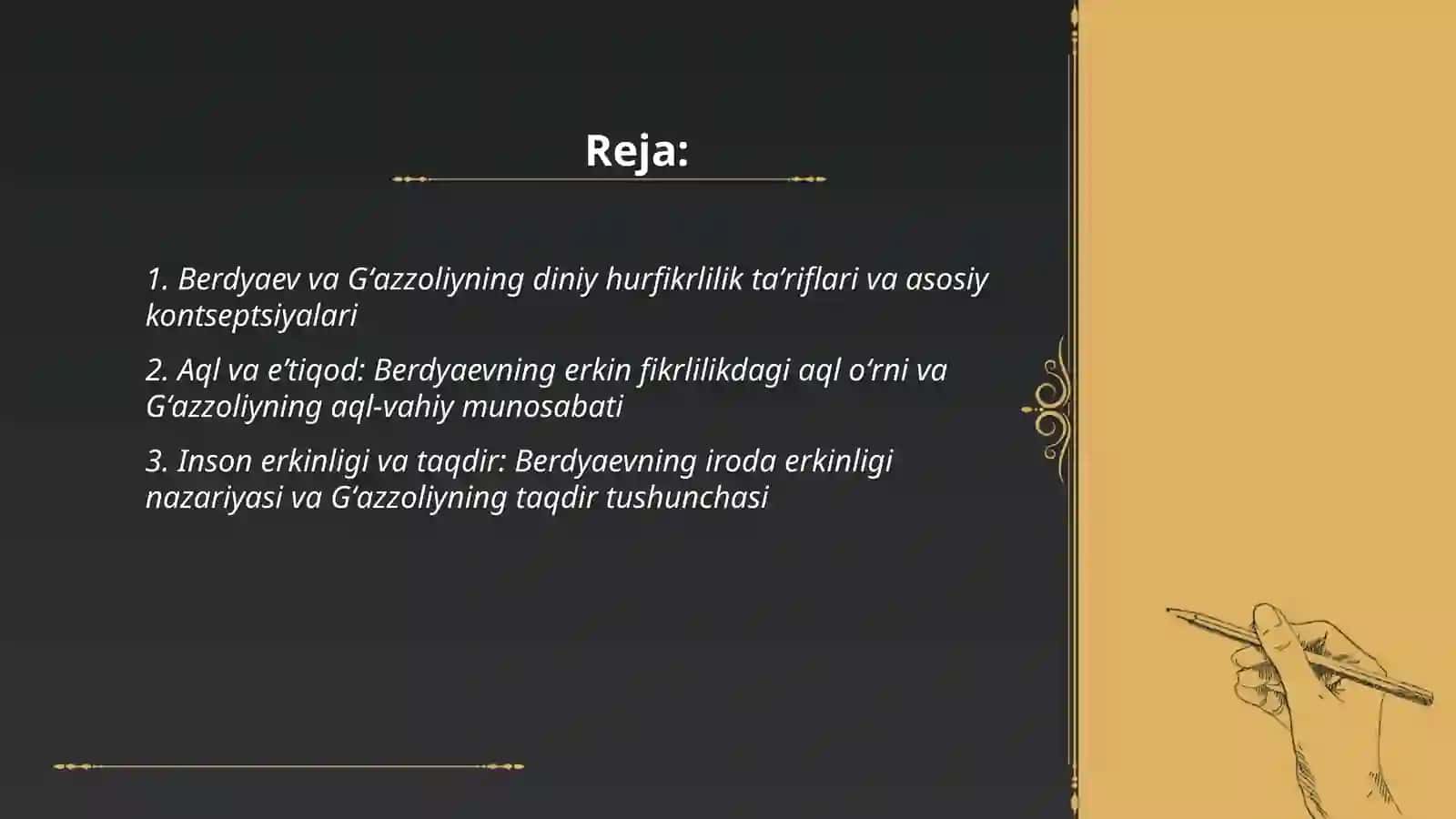 Din va hurfikrlilik haqida 2