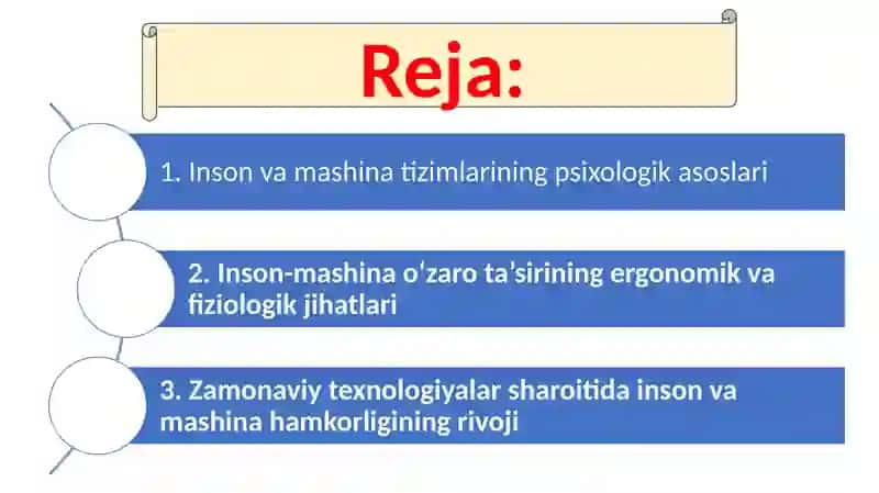 Inson va mashina hamkorligi 2