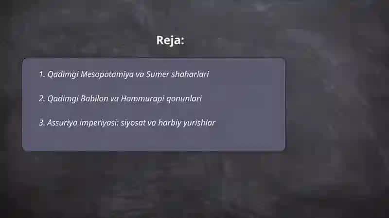 Qadimgi davlatlar tarixi 2