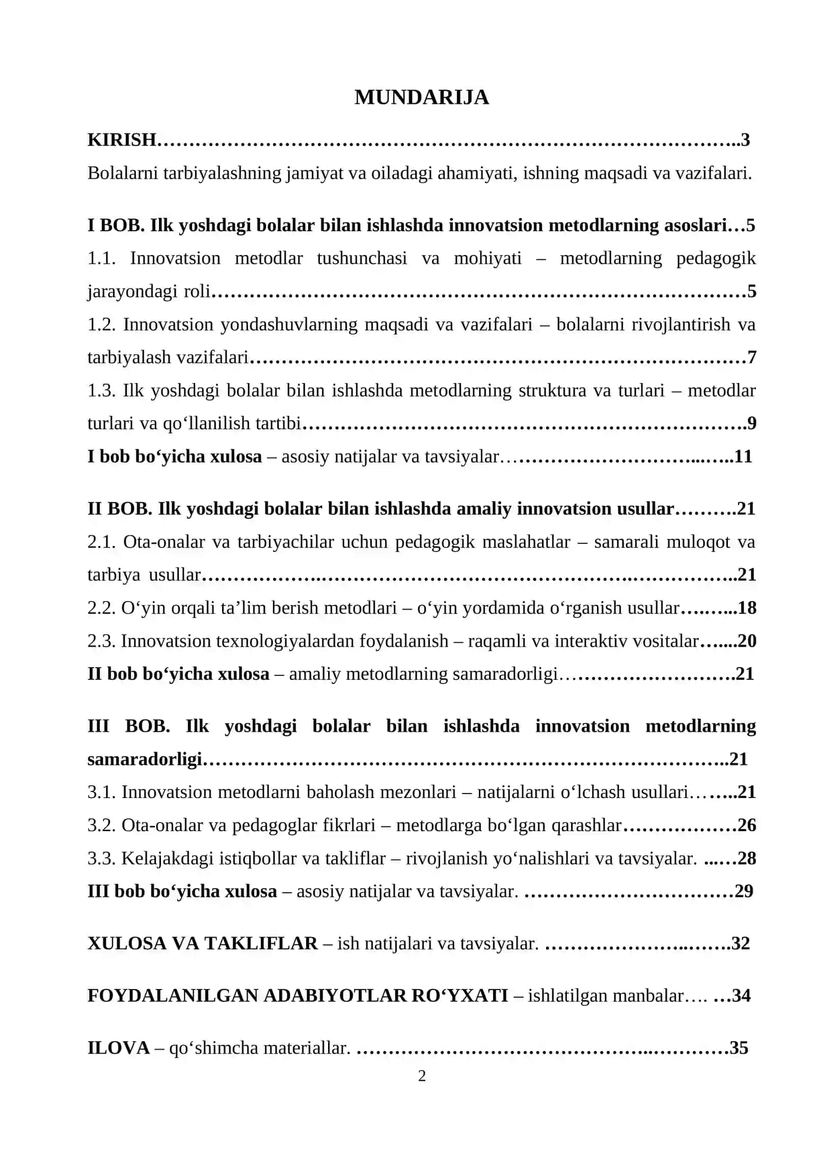 Bolalarni kattalar tarbiyasida tarbiyalash 2