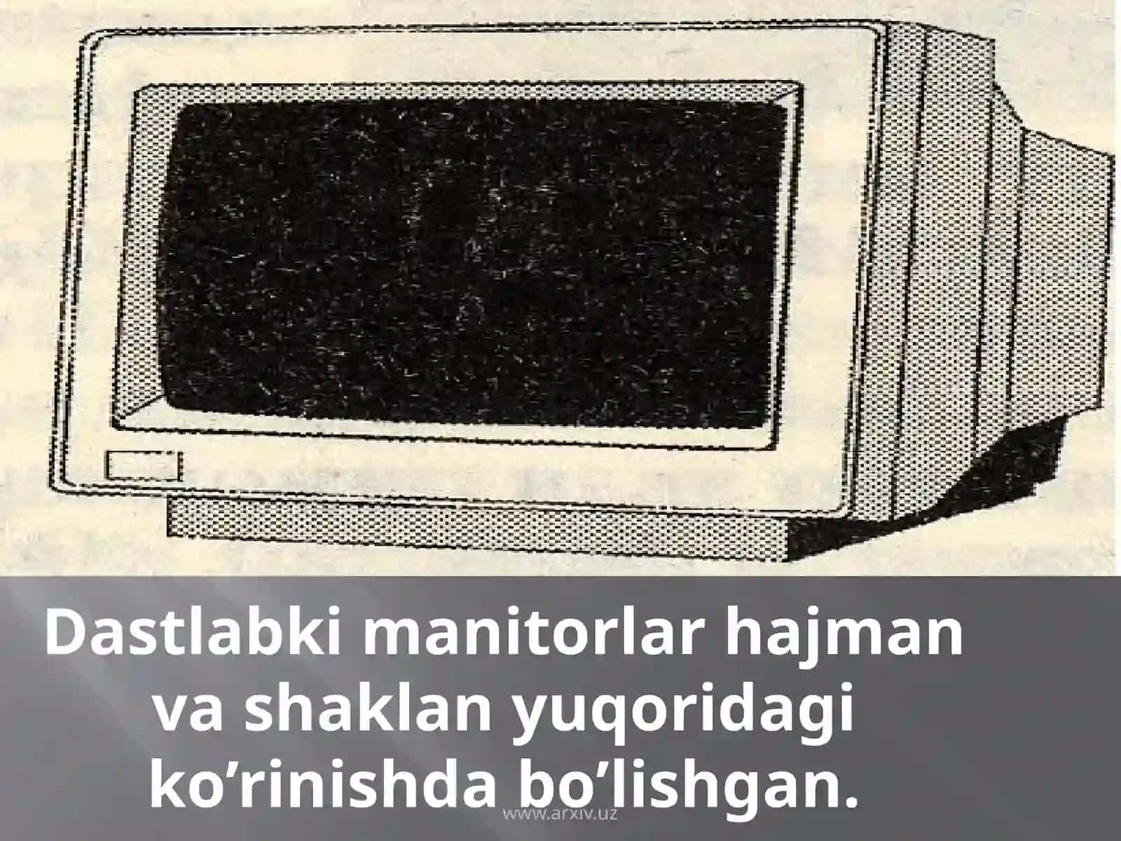 Monitorlar va ularning turlari 2