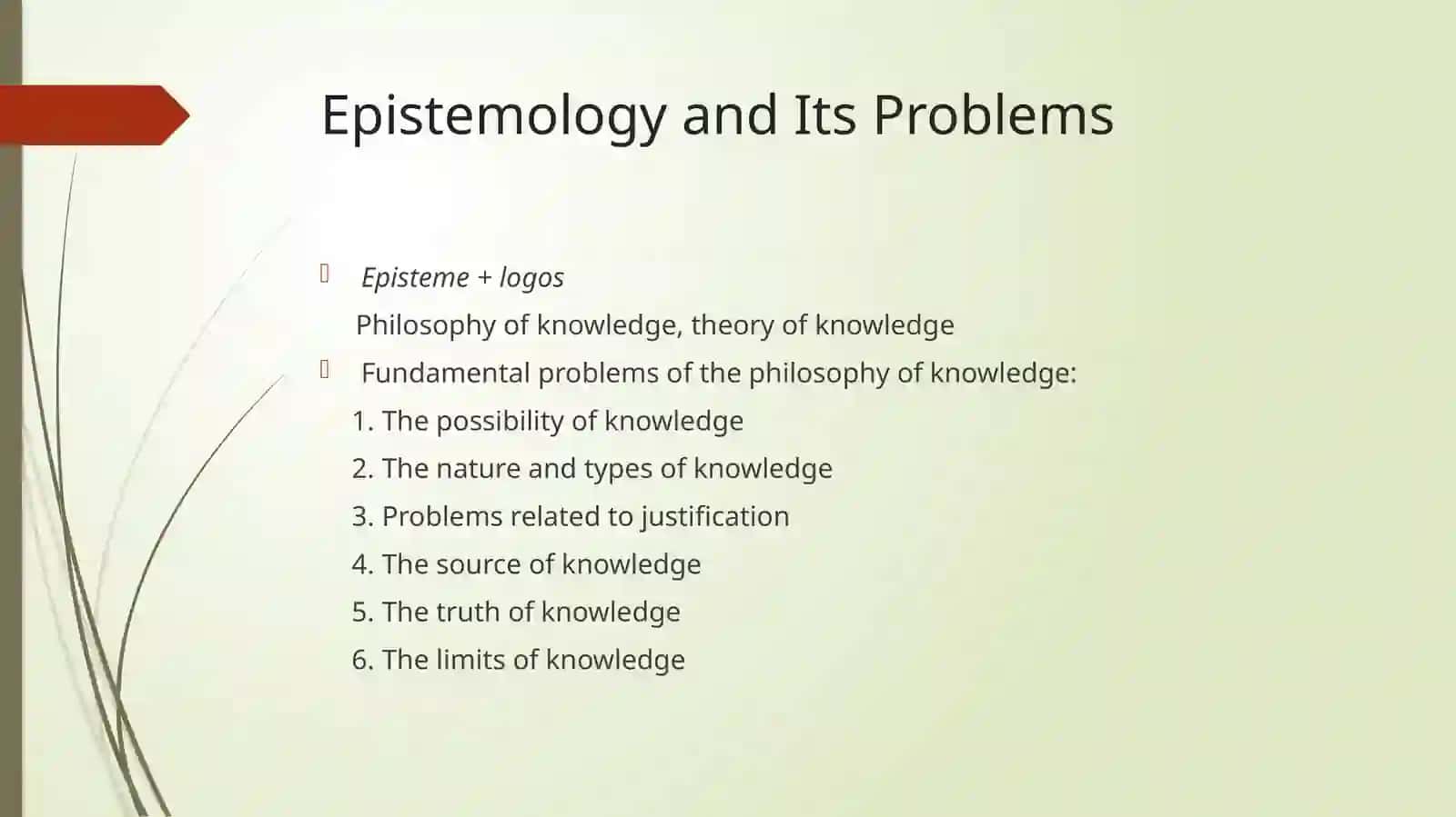 EPISTEMOLOGY 2