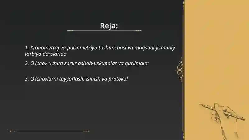 Xronometraj va Pulsometriya Usullari 2