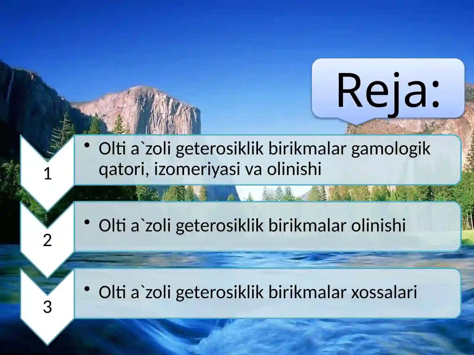 Olti  a`zoli  geterosiklik birikmalar 2