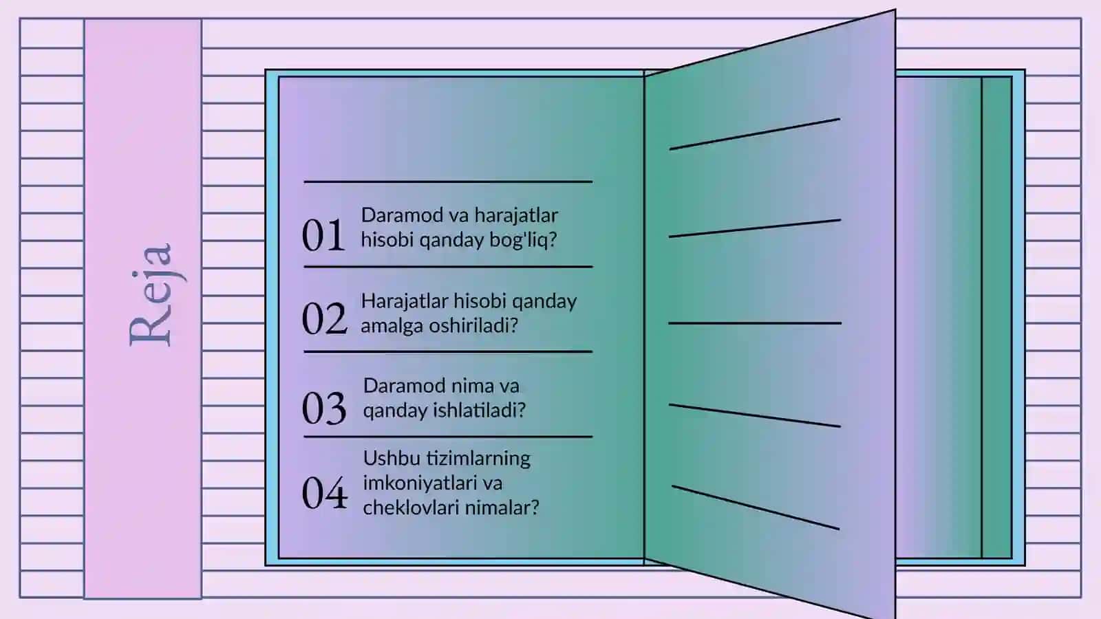 Daramod va harajatlar hisobi 2