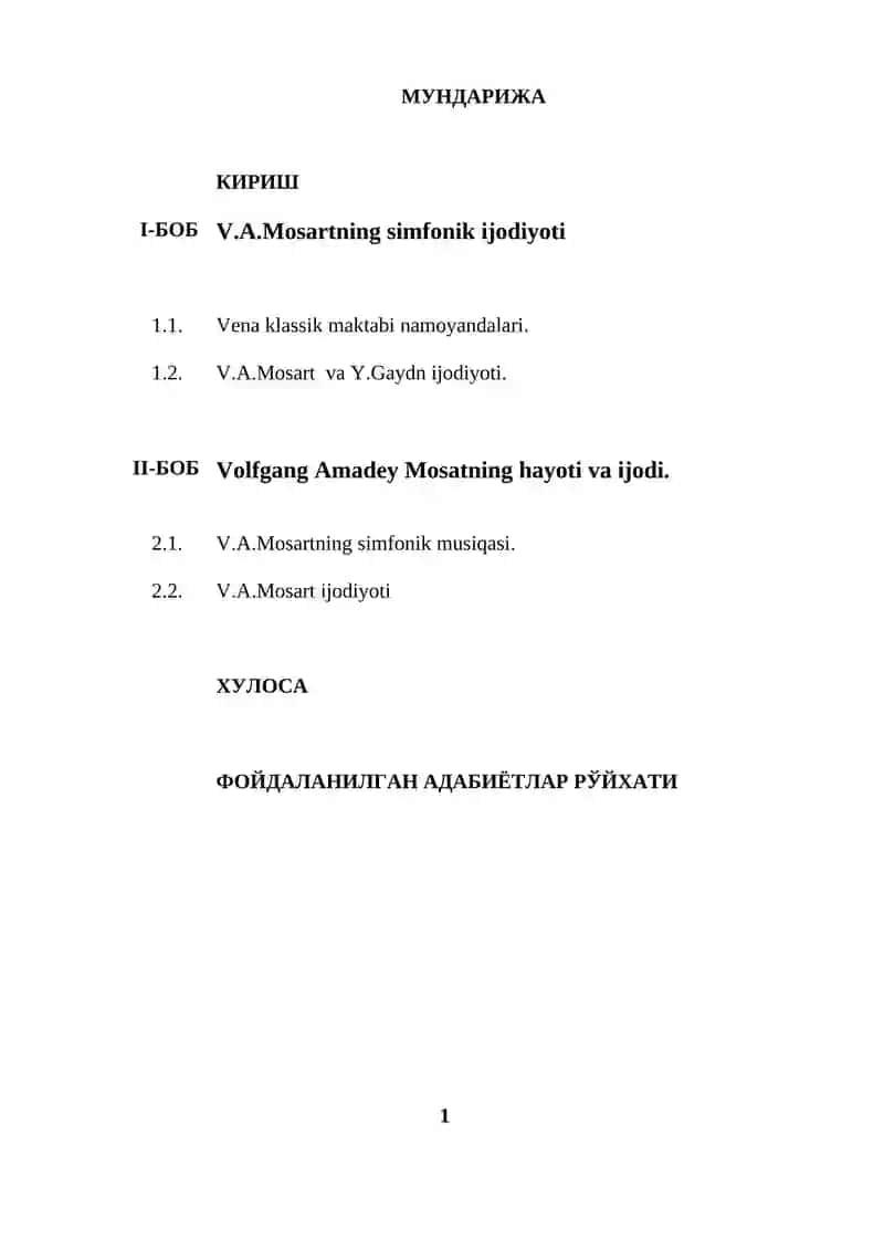 V.A.Mosartning simfonik ijodiyoti 2