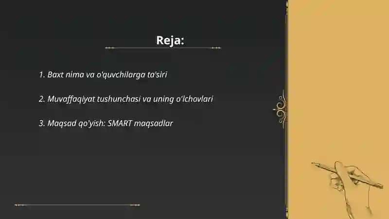 Baxt va Muvaffaqiyat Sirlari 2