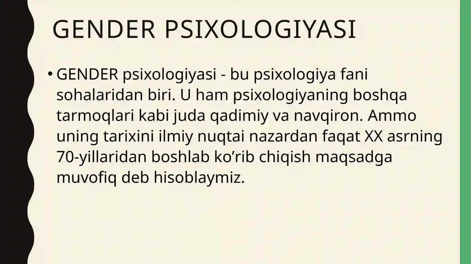 Zamonaviy dunyoda gender muammosi 2