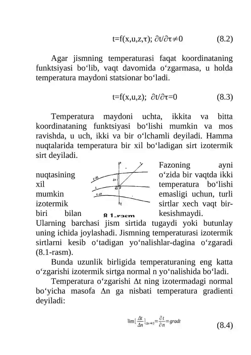 Issiqlik o‘tkazuvchanlik 2