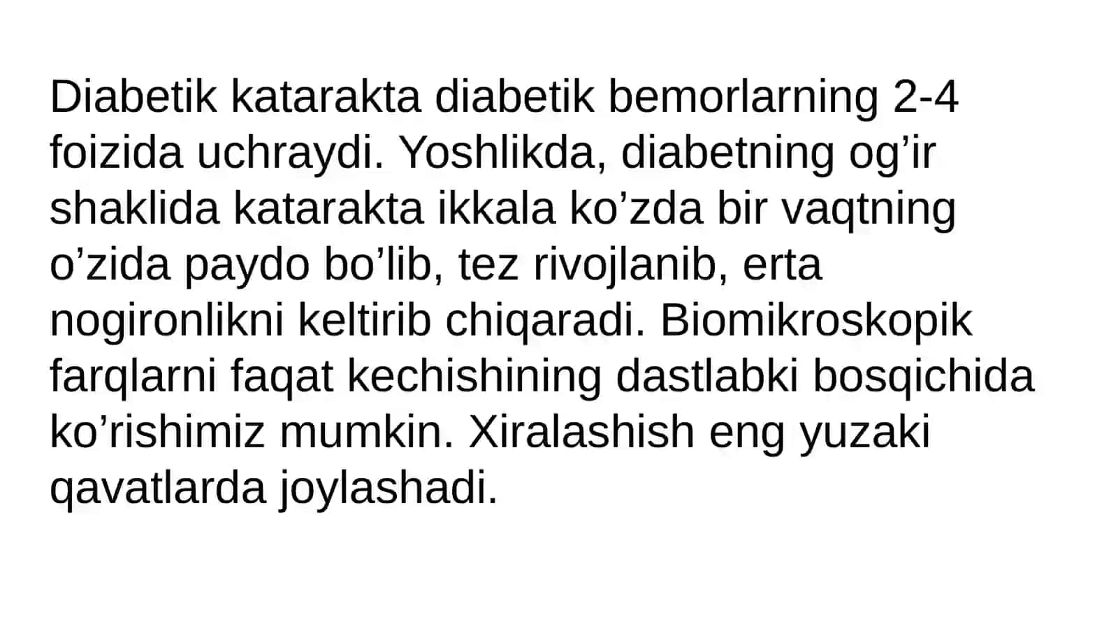 Diabetik katarakta 2