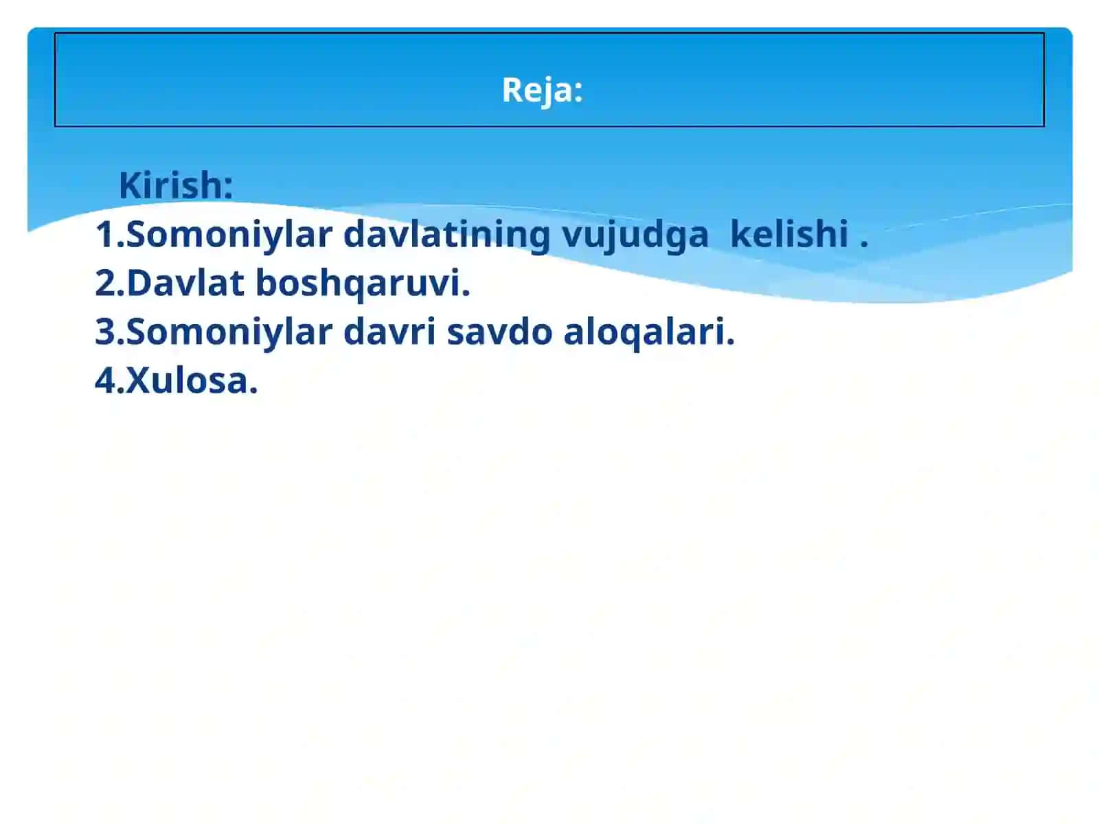 Somoniylar davri savdo aloqalari 2