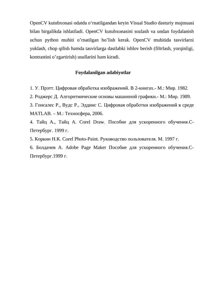 Tasvirlarga ishlov berishda web dasturlash 2