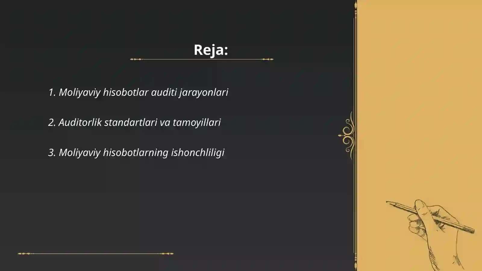 Moliyaviy hisobotlar auditi 2