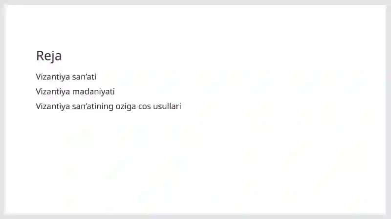 Bizans Arxitekturasi va San'ati (VI-VII asrlar) 2
