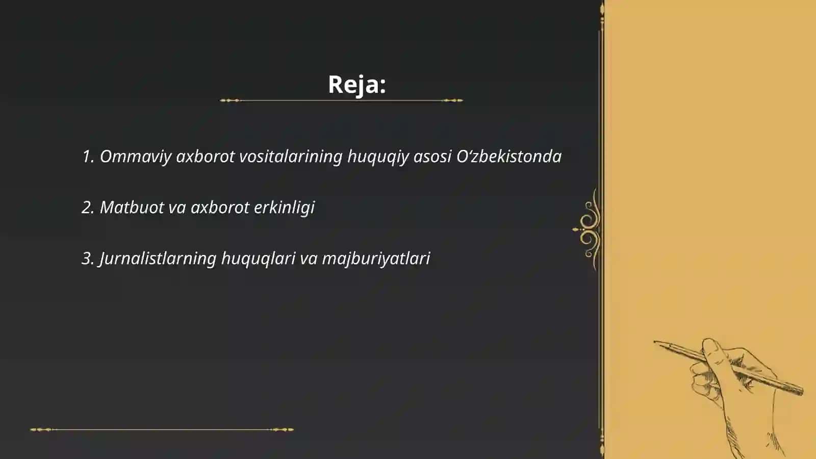 Ommaviy axborot vositalarining faoliyati 2