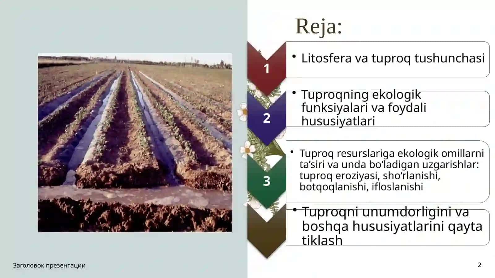 Litosferaning xususiyati va ekologik muammolari 2