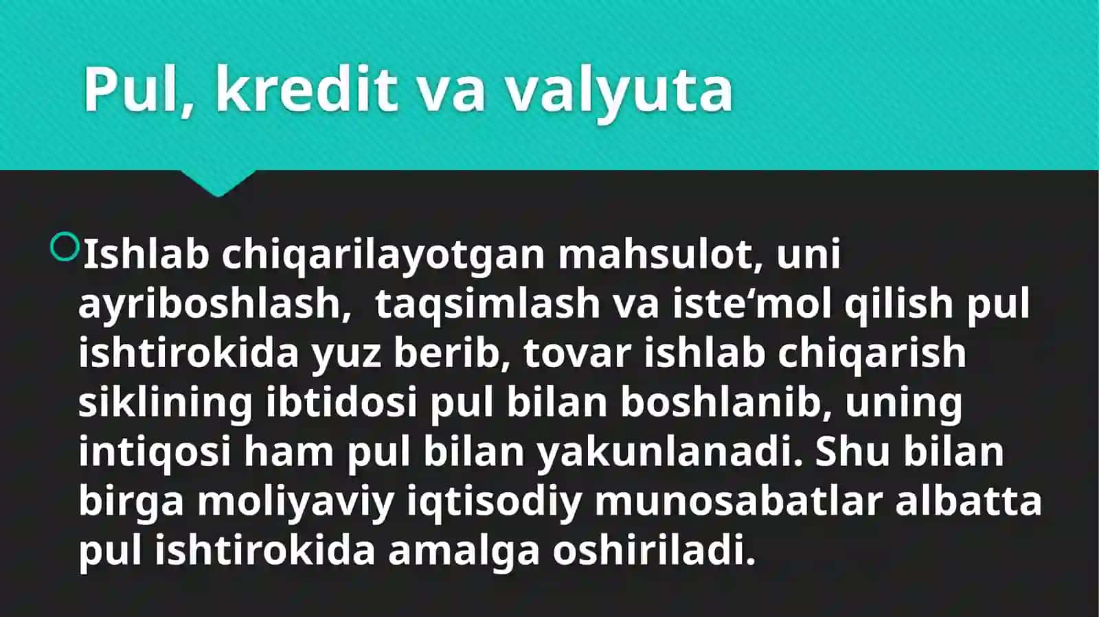 MOLIYA BOZORI AKTIVLARI (INSTRUMENTLARI) 2