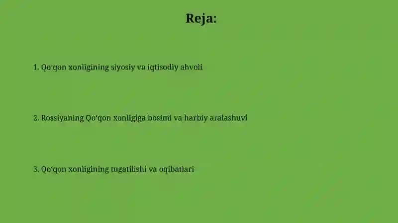 Qo'qon xonligi tarixi 2