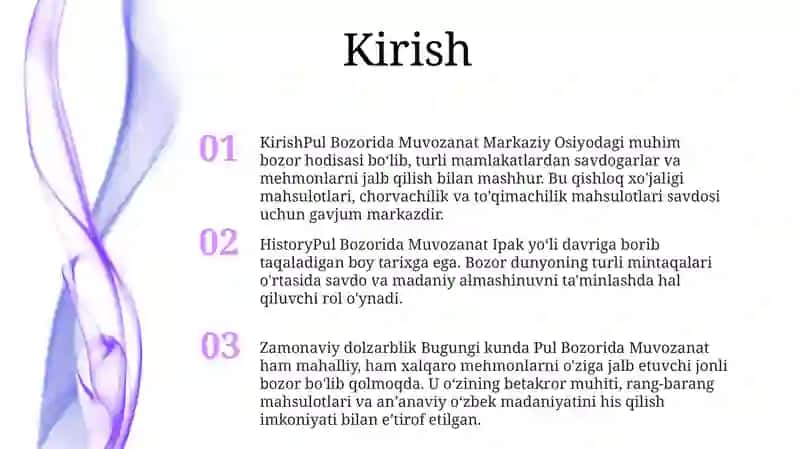 Pul Bozorida Muvozanat 2