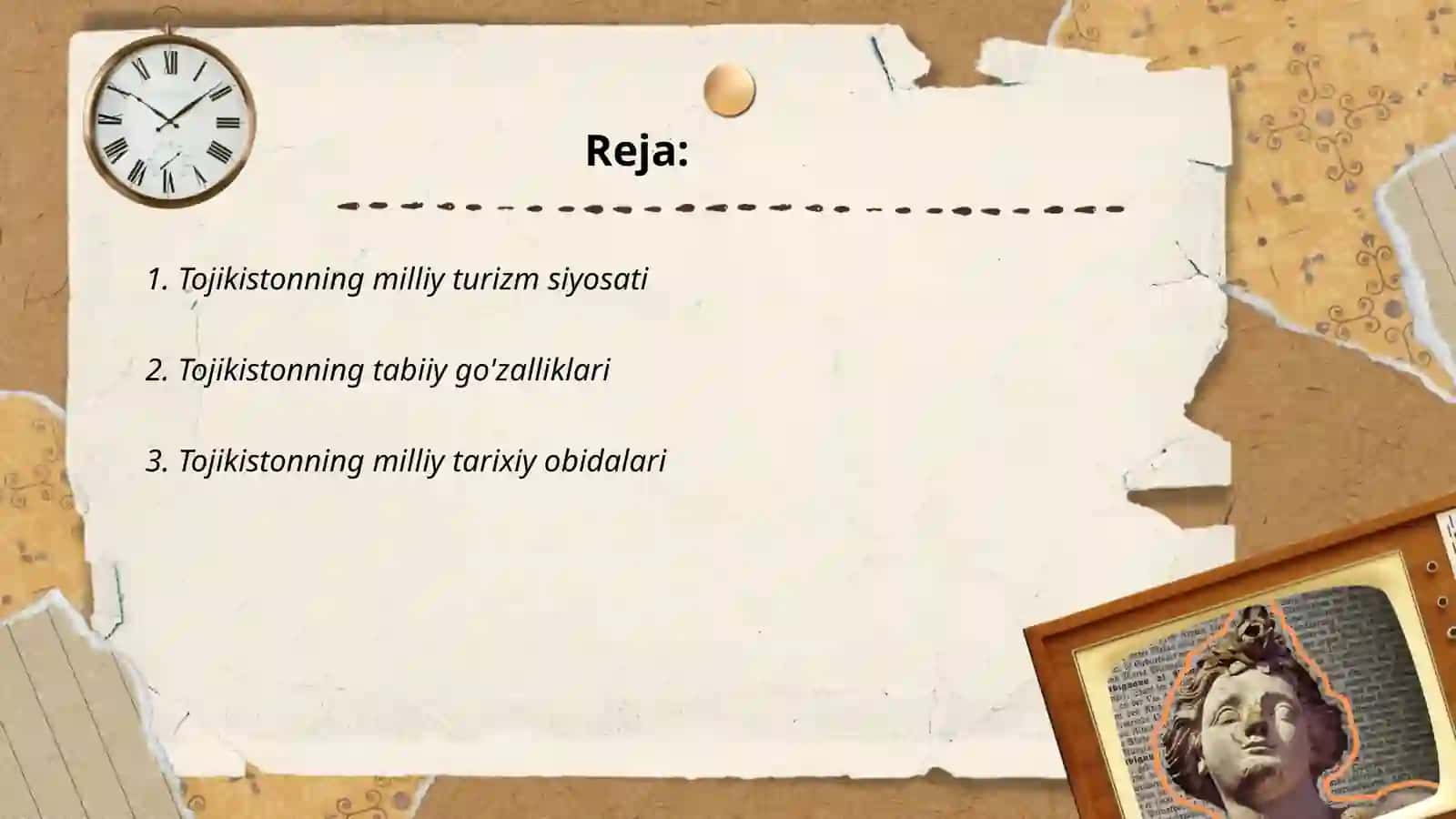 Tojikistonning milliy turizm siyosati 2